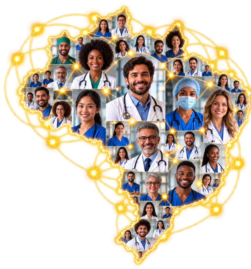 bandeira médicos quero plantão